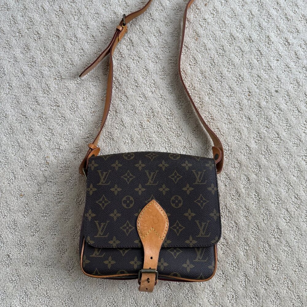 Louis Vuitton Cartouchiere MM Brown Monogram Shoulder Bag lux-319-092225 - Picture 2 of 5